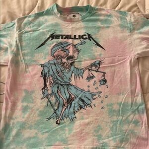 Metallica Tie-Dye Graphic T-Shirt